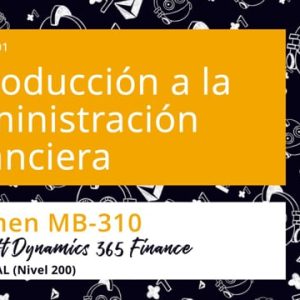 Acceso: D3F MB-310.01. INTRODUCCIÓN A LA ADMINISTRACIÓN FINANCIERA
