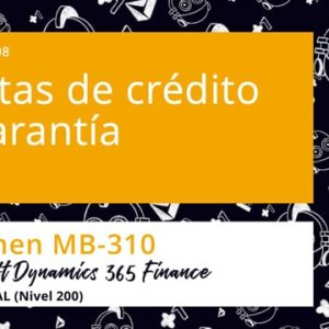 Acceso: D3F MB-310.08. CARTAS DE CRÉDITO Y GARANTÍA