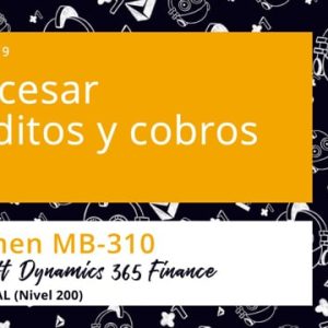 Acceso: D3F MB-310.19. PROCESAR CRÉDITOS Y COBROS