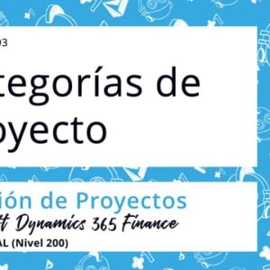 Acceso: D3F 15.03. CATEGORÍAS DE PROYECTO