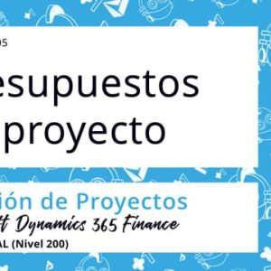 Acceso: D3F 15.05. PRESUPUESTOS DE PROYECTO