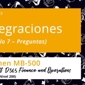 Acceso: D3FO MB500.23. INTEGRACIONES – Preguntas