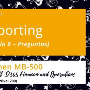 Acceso: D3FO MB500.26. REPORTING – Preguntas