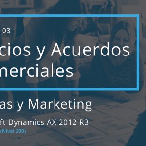 Acceso: AX 08.03. – PRECIOS Y ACUERDOS COMERCIALES