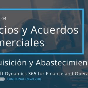 Acceso: D3FO 07.04. PRECIOS Y ACUERDOS COMERCIALES