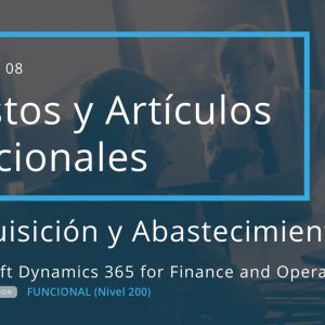 Acceso: D3FO 07.08. GASTOS Y ARTÍCULOS ADICIONALES
