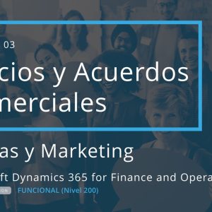 Acceso: D3FO 08.03. PRECIOS Y ACUERDOS COMERCIALES