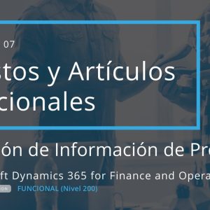 Acceso: D3FO 09.07. – GASTOS Y ARTÍCULOS ADICIONALES
